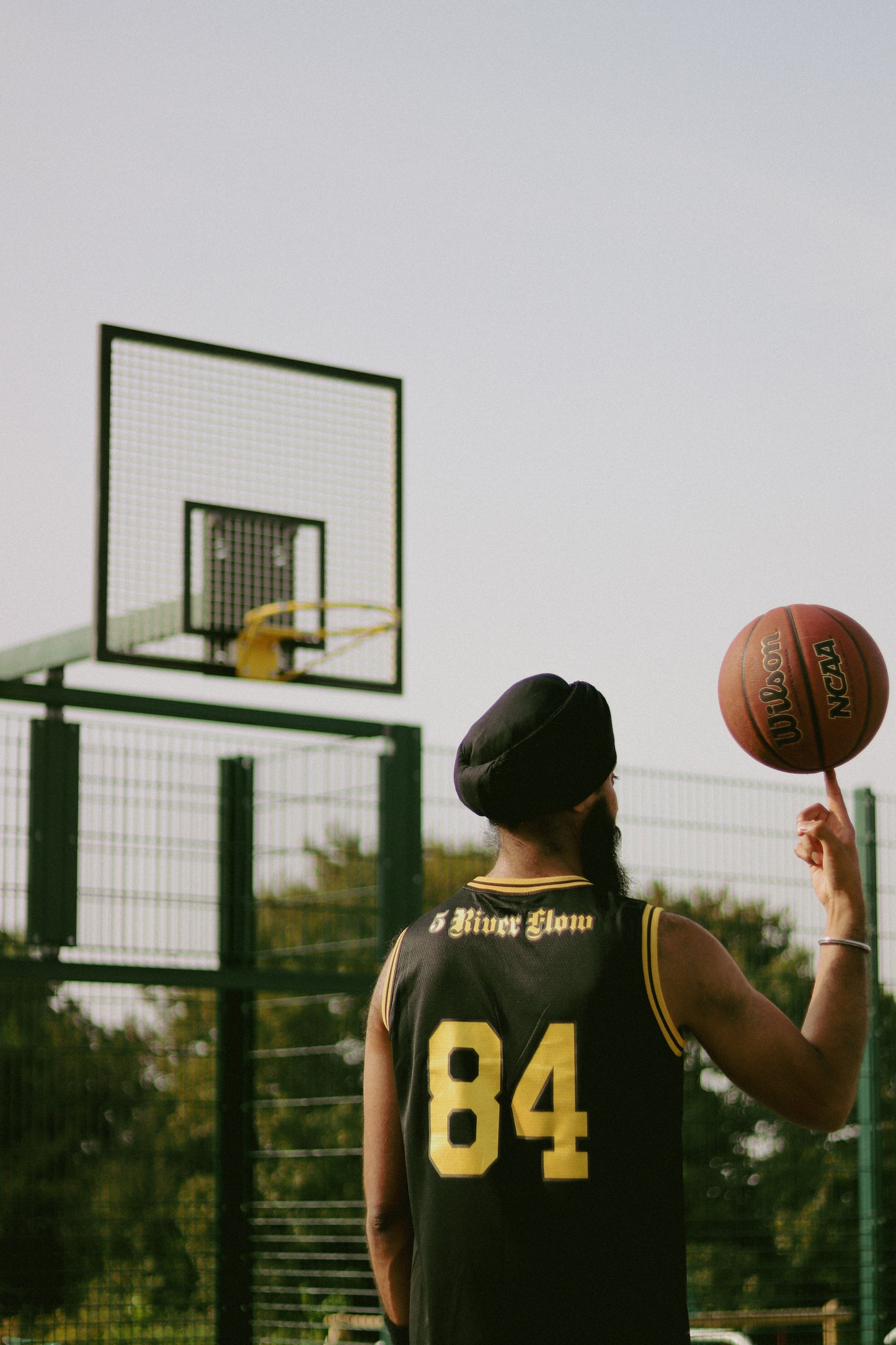 Black & Gold Punjab Basketball Jersey