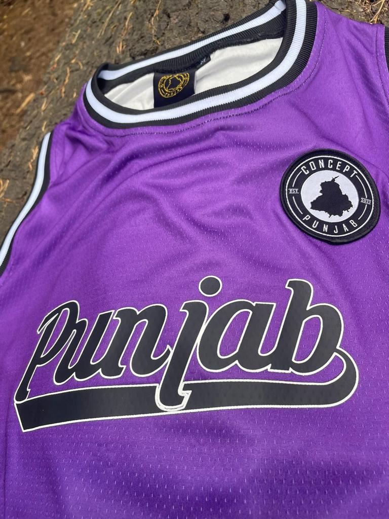 Midnight Purple Punjab Basketball Jersey