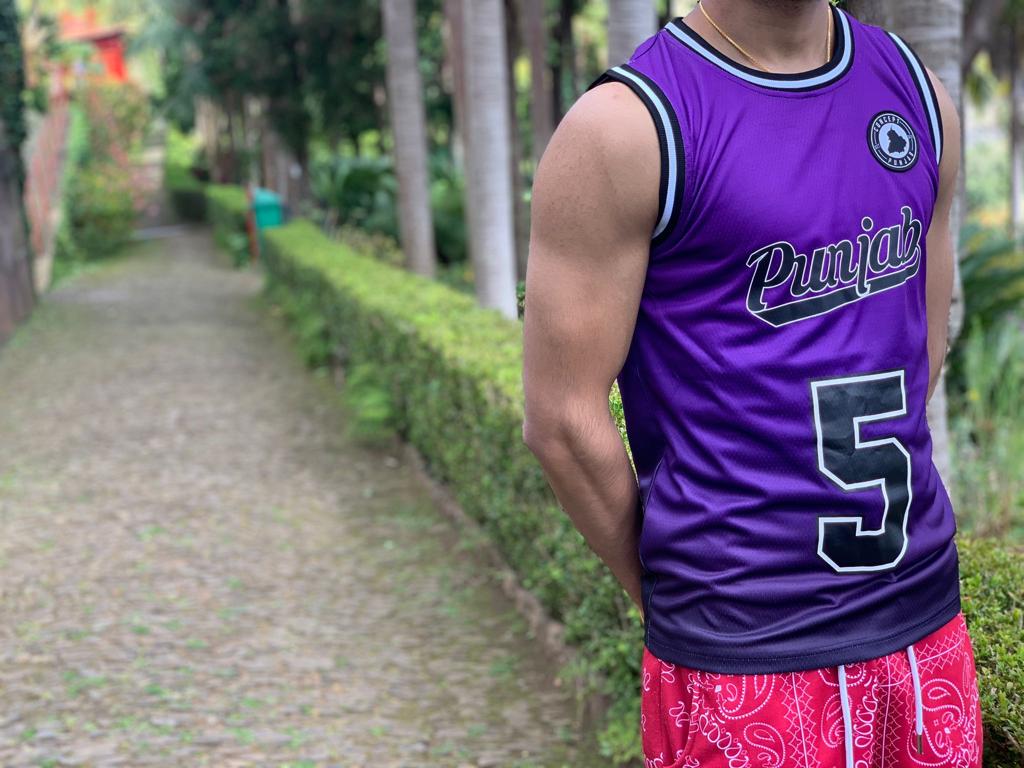 Midnight Purple Punjab Basketball Jersey