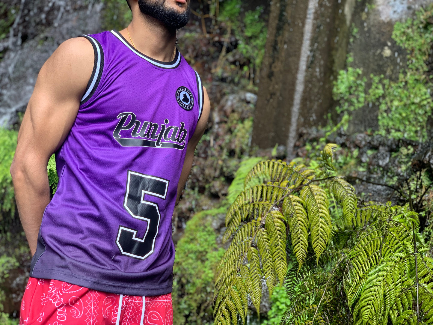 Midnight Purple Punjab Basketball Jersey